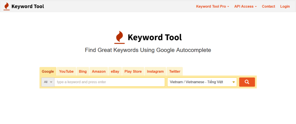 Keywordtool.io: Công cụ nghiên cứu từ khóa mạnh mẽ cho SEO