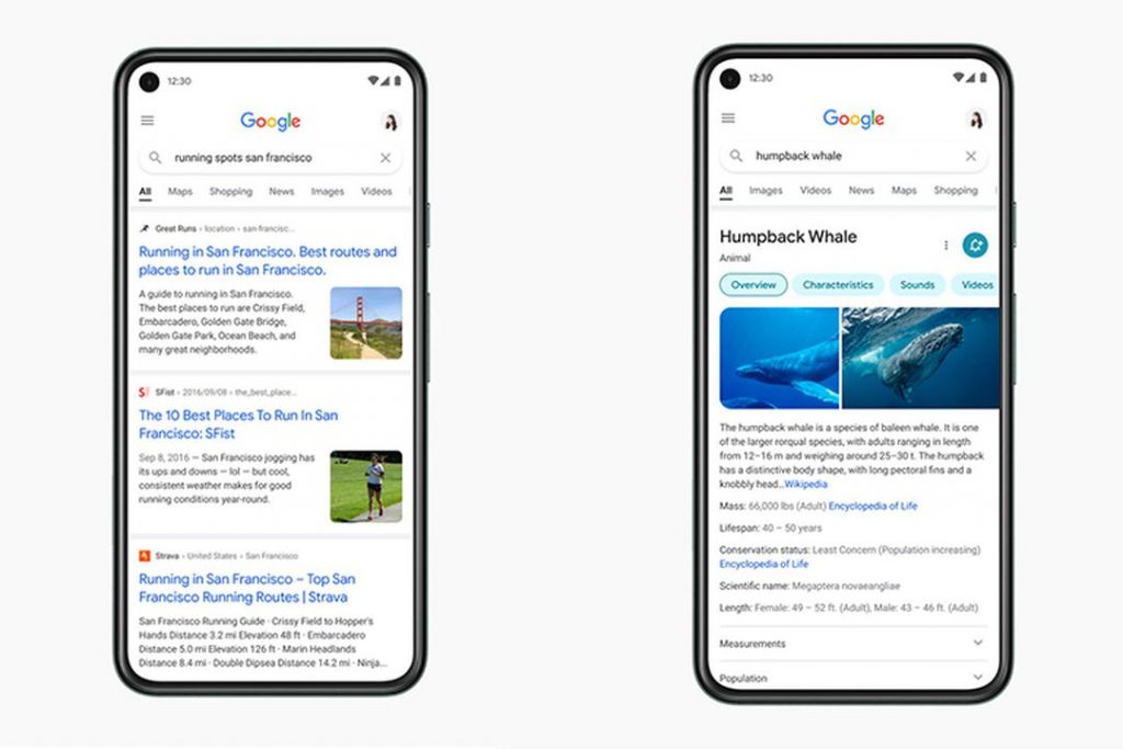 Google Search ra mắt bản thiết kế và giao diện mới trên thiết bị di động