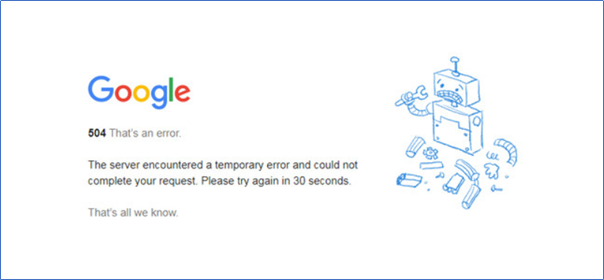Lỗi 5xx của khi Google Crawl & Index bài viết