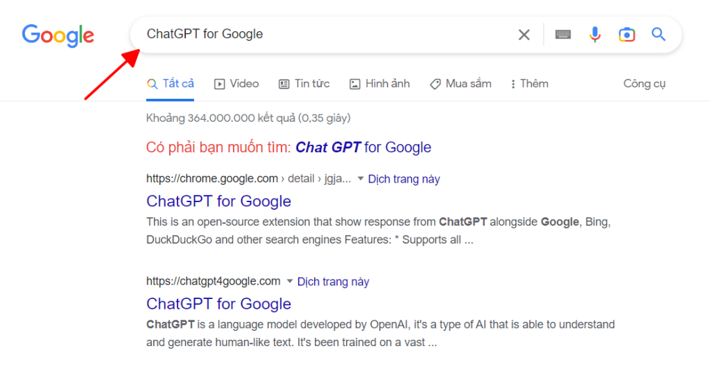 Cài đặt phần mềm ChatGPT for Google dễ dàng - Hướng dẫn cách dùng ChatGPT