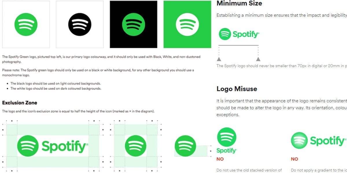 Spotify brand guideline