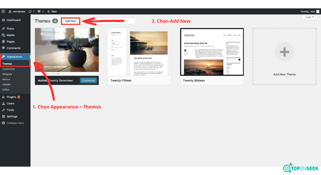 Cách tạo ra trang web bán sản phẩm vày WordPress - Chọn hình mẫu cho tới website
