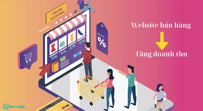 Website bán sản phẩm canh ty tăng doanh thu