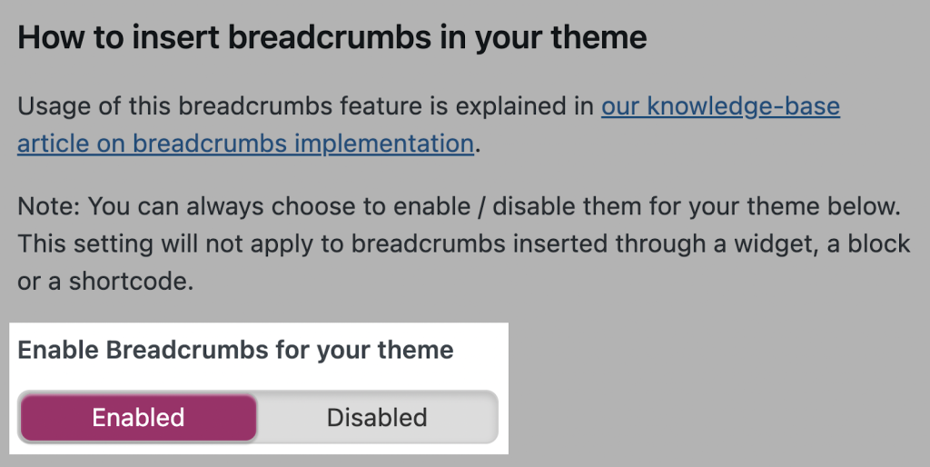 Cách kích hoạt breadcrumbs trên WordPress 
