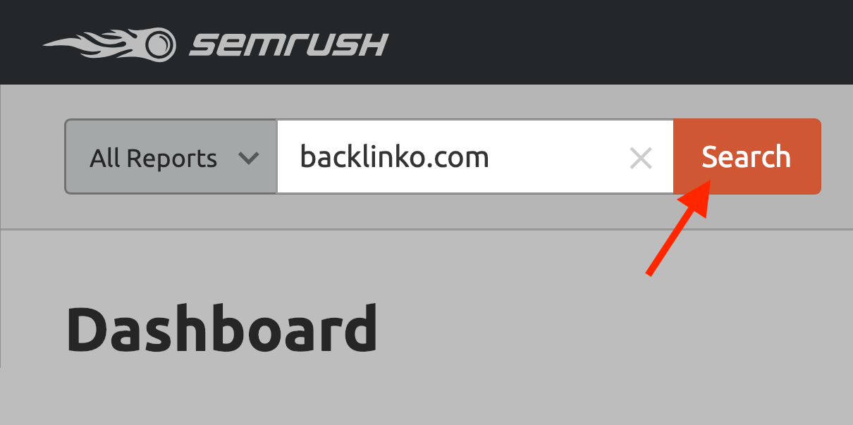 SEMRush – Enter website