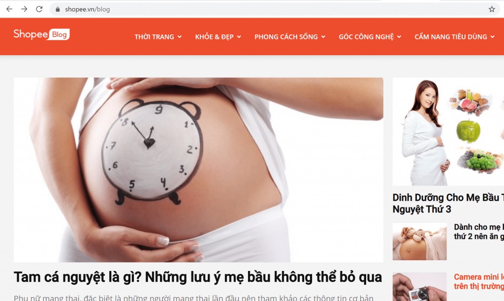 Xây dựng blog cho trang thương mại điện tử