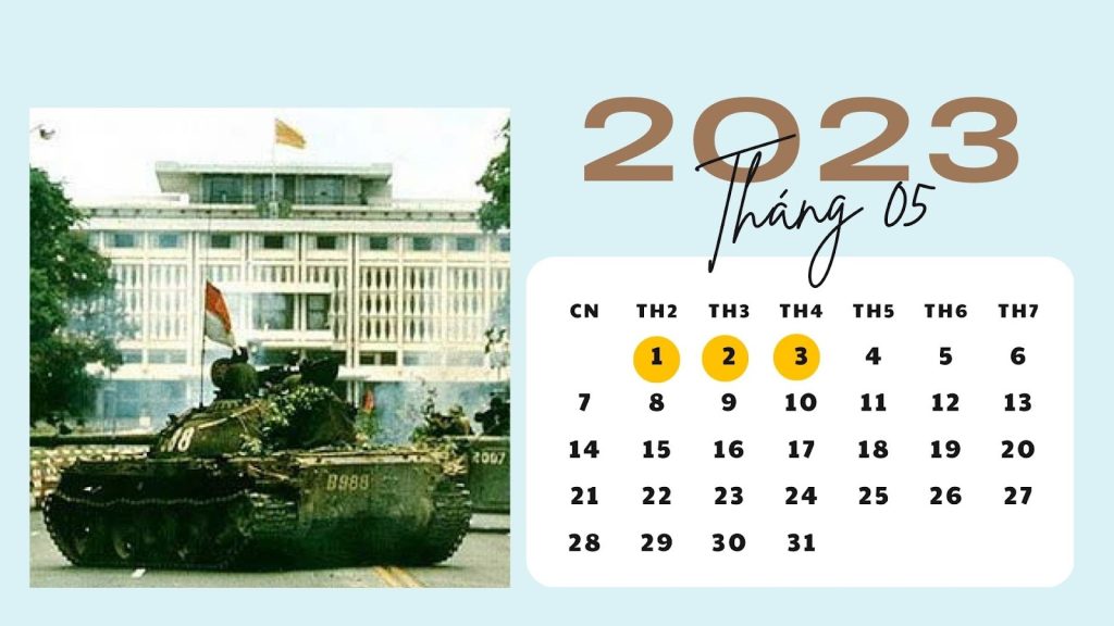 Lịch nghỉ Quốc tế Lao Động 1/5 và nghỉ bù