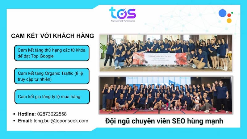 TOS luôn cam kết với khách hàng về dịch vụ seo spa