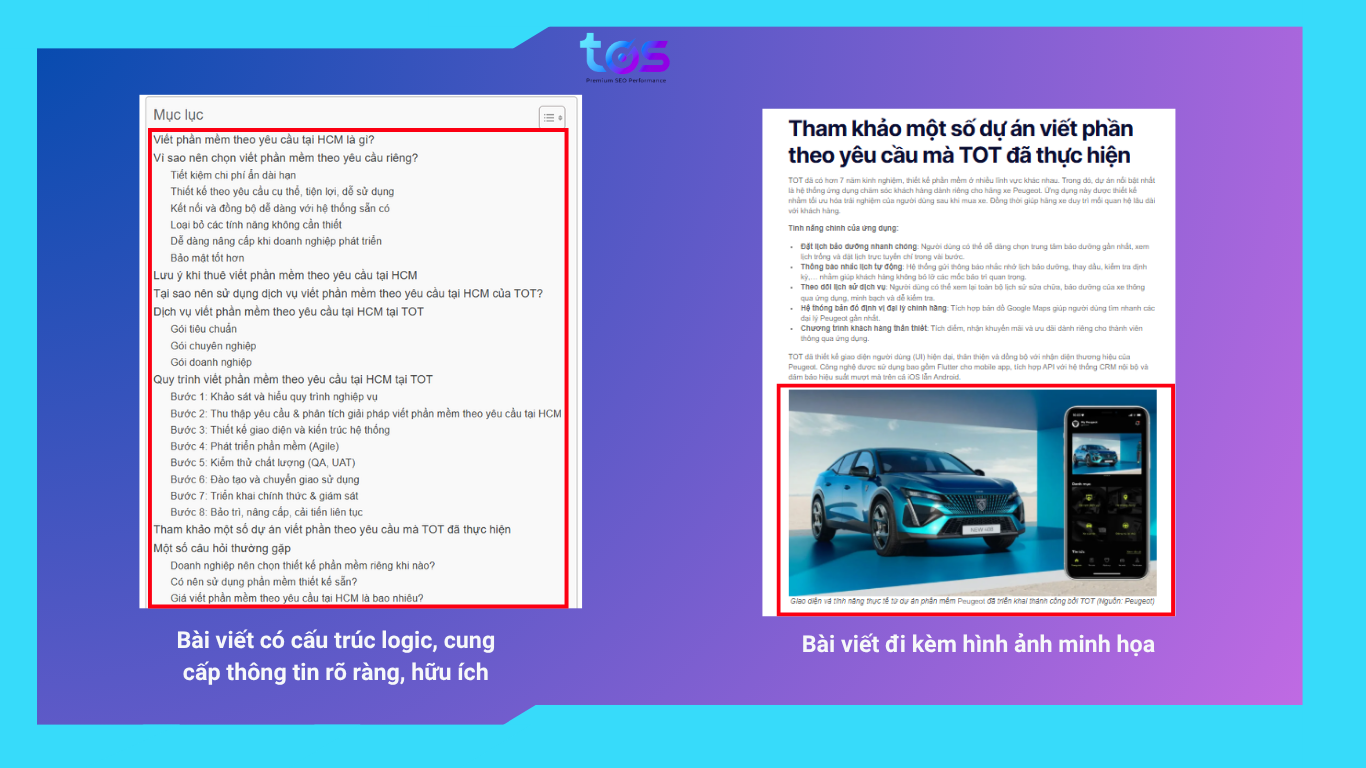 Bài viết này đáp ứng đầy đủ các tiêu chí nội dung trên AI search