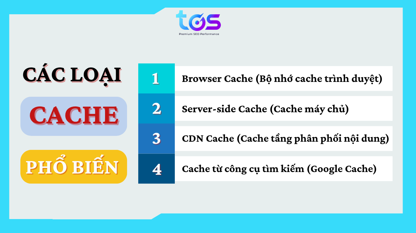 Các loại Web Cache phổ biến nhất hiện nay