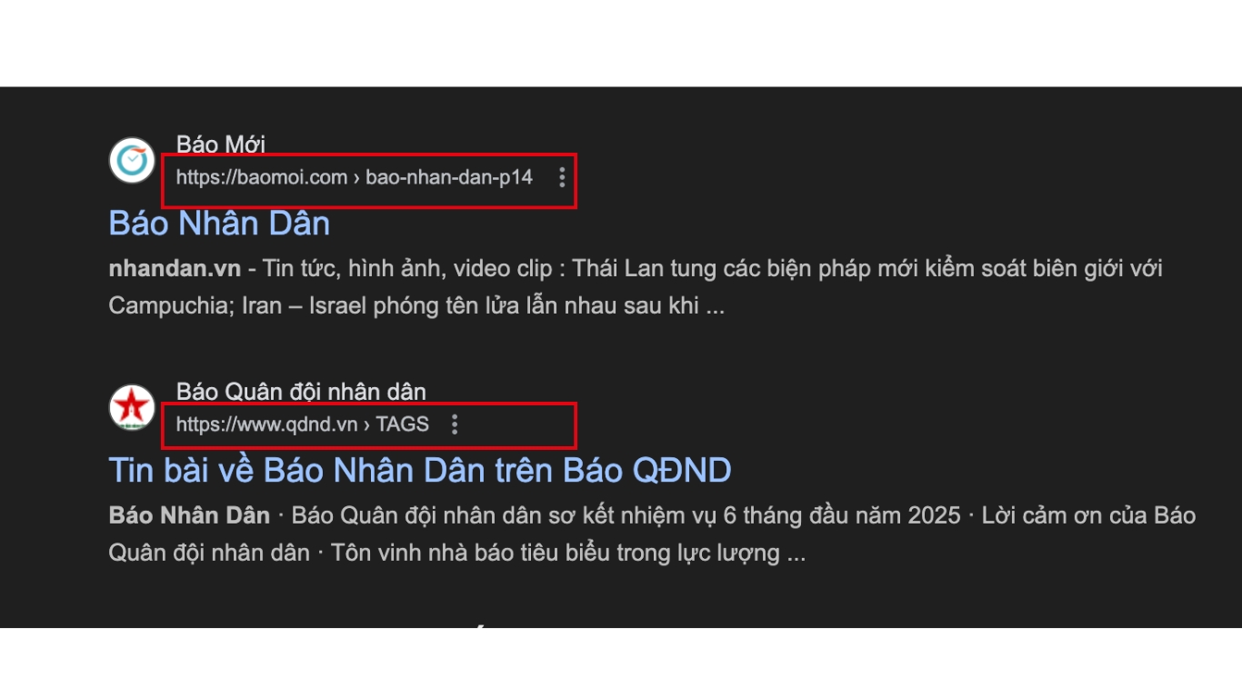 Dạng Schema Breadcrumb