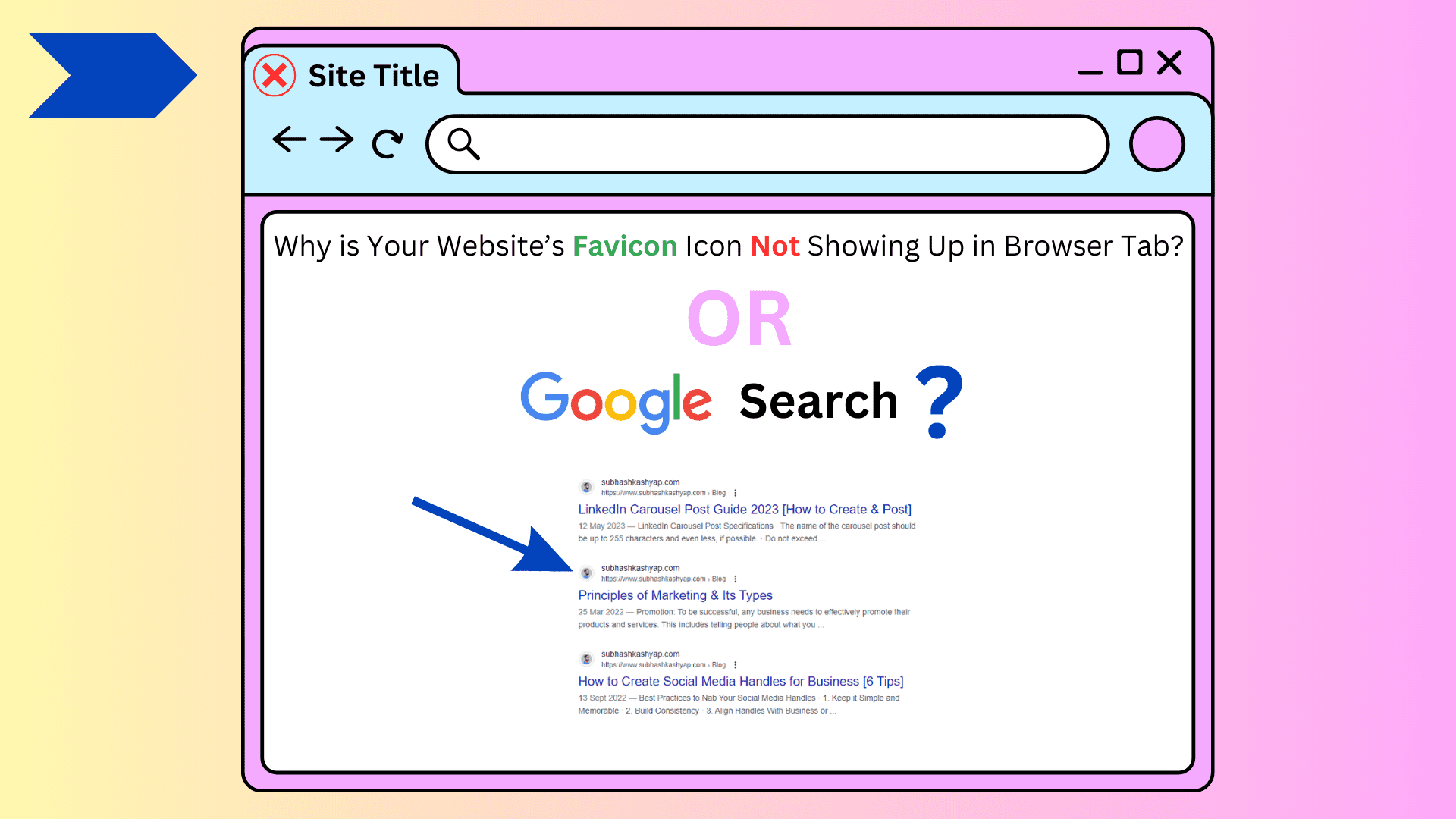 Tầm quan trọng của favicon đối với website