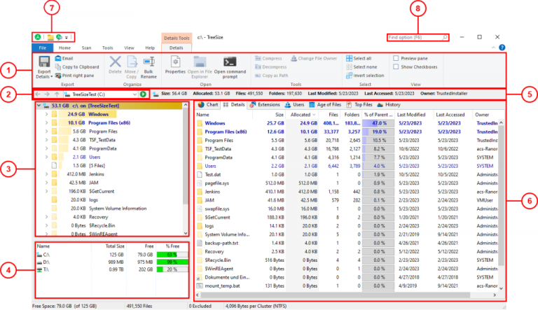 TreeSize – Fast Folder Size Scanner Tool [Updated 2025] - TOS