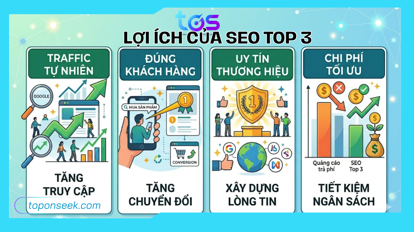 lợi ích của seo top 3