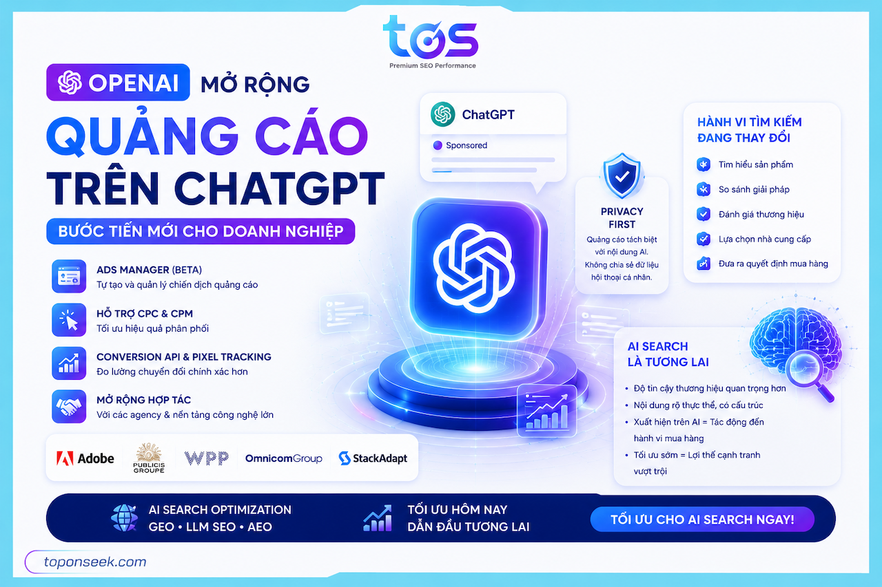 OpenAI đang mở rộng quảng cáo trên ChatGPT