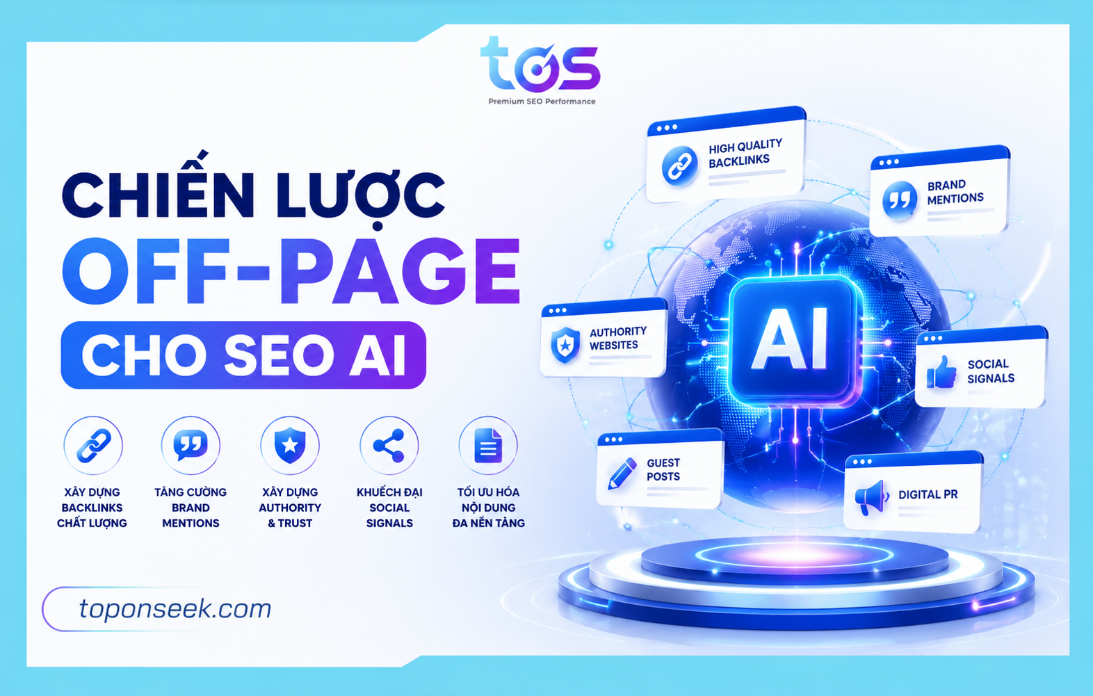 chiến lược off page cho cho SEO AI