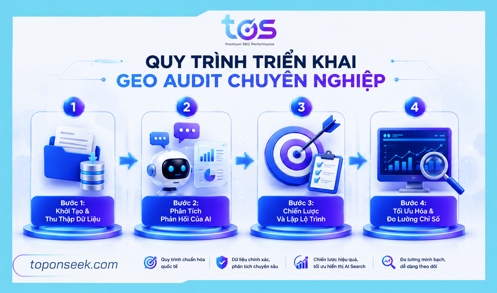 Quy trình triển khai GEO audit