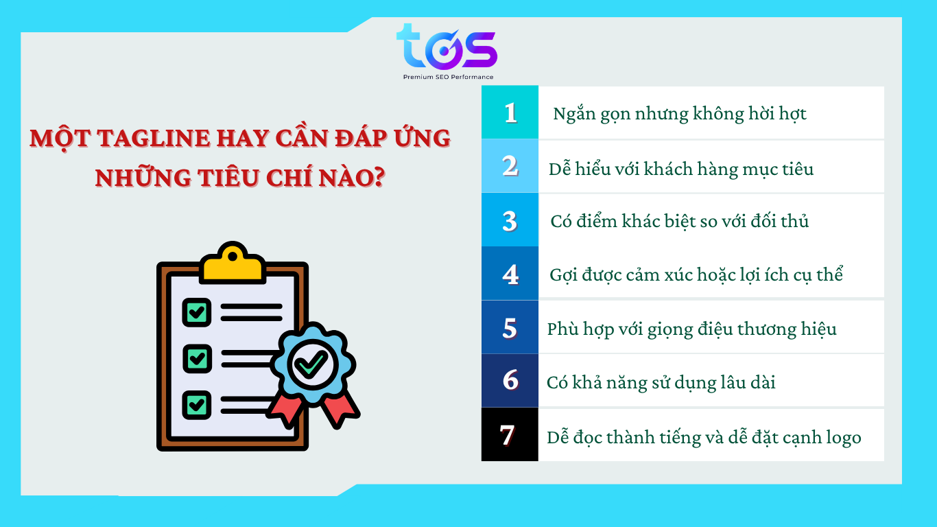 Các tiêu chí quyết dịnh một tagline hay