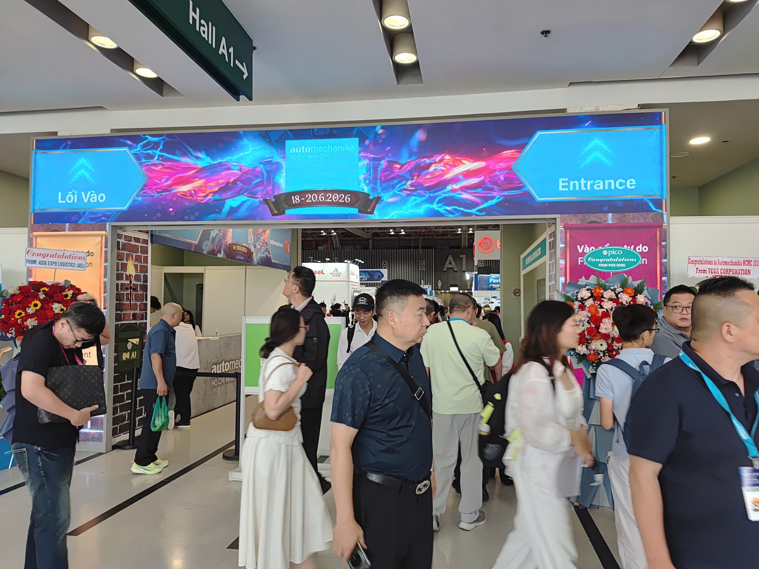 Không khí tại triễn lãm Automechanika HCMC