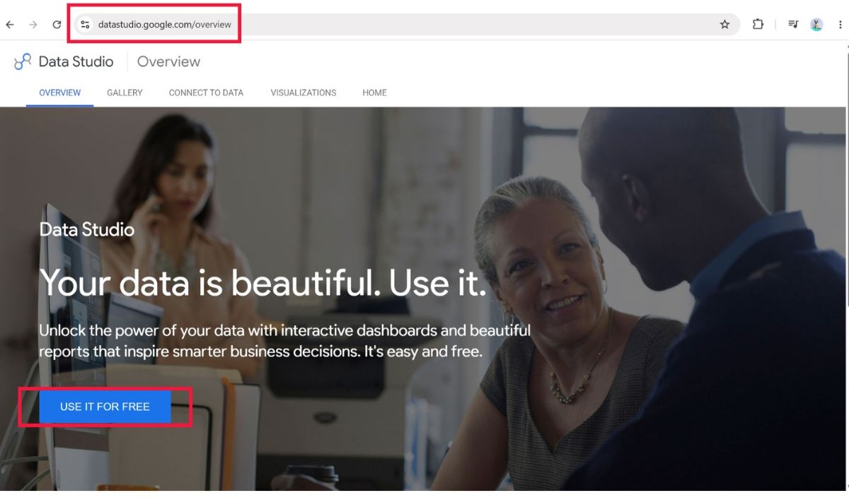 Hướng dẫn bắt đầu sử dụng Looker Studio 1