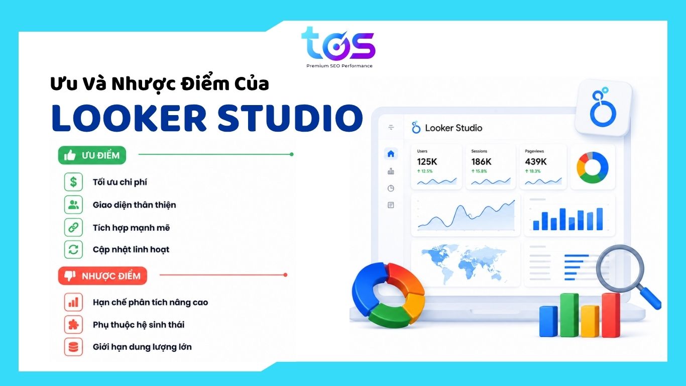 Ưu và nhược điểm của Looker Studio