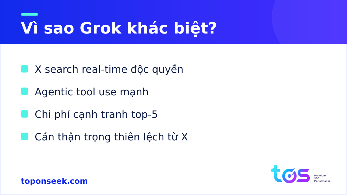 Grok - Vì sao Grok khác biệt?