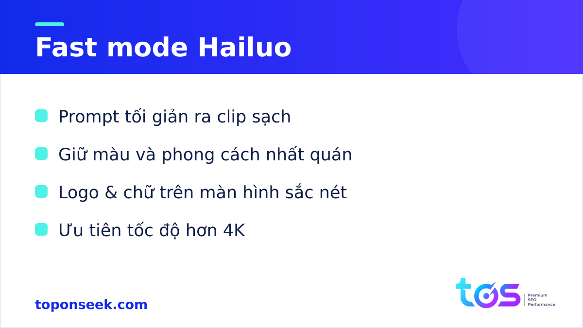 Hailuo - Fast mode Hailuo