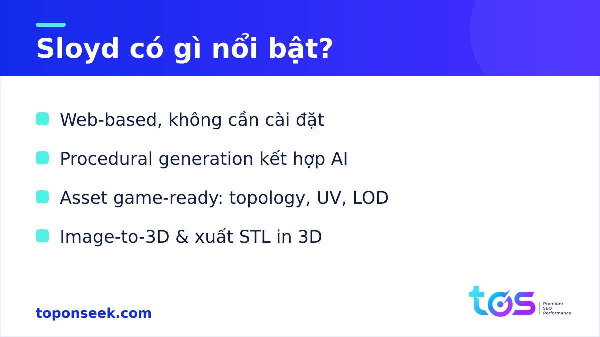 Sloyd - Sloyd có gì nổi bật?