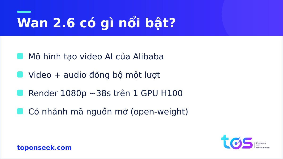 Wan - Wan 2.6 có gì nổi bật?