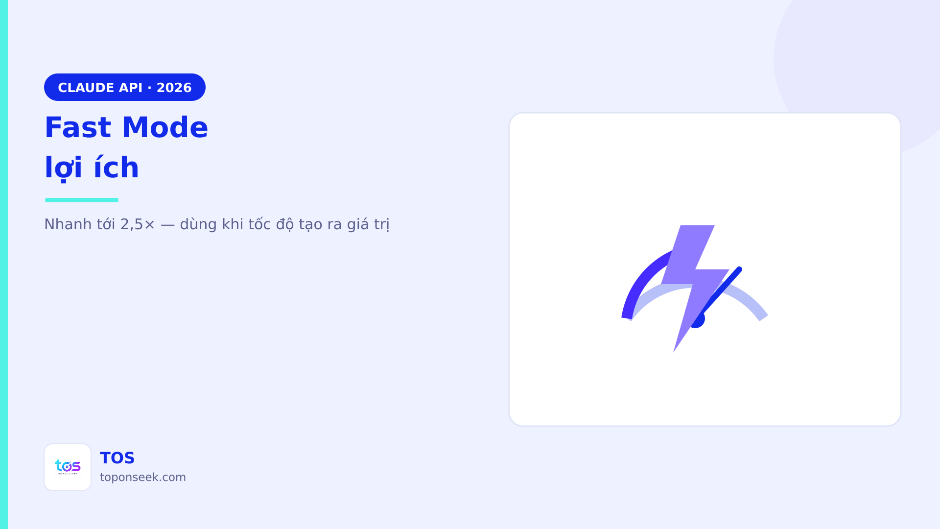 Fast Mode tăng tốc độ AI cho doanh nghiệp
