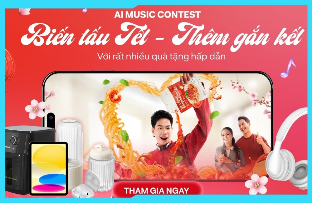 Chiến dịch "AI Music Contest: Biến Tấu Tết - Thêm Gắn Kết" - O'Food