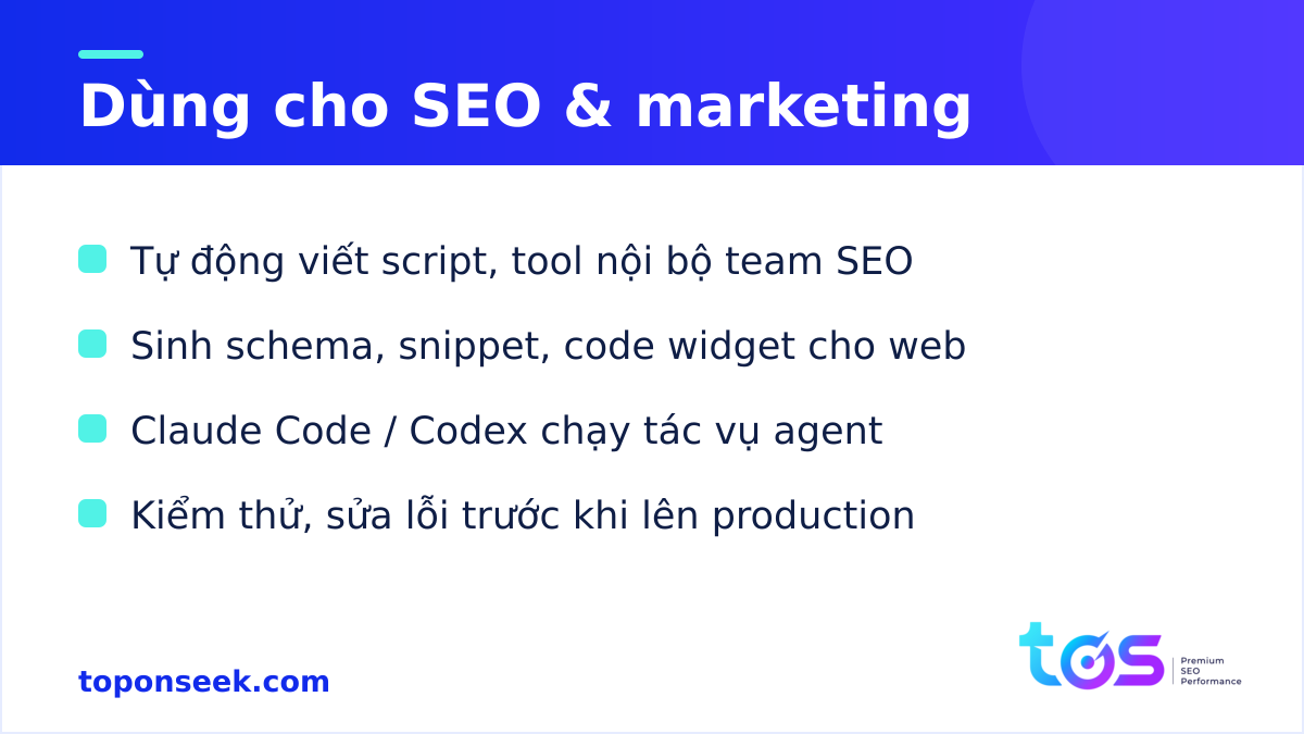 Ứng dụng Claude vs ChatGPT cho lập trình trong SEO và marketing