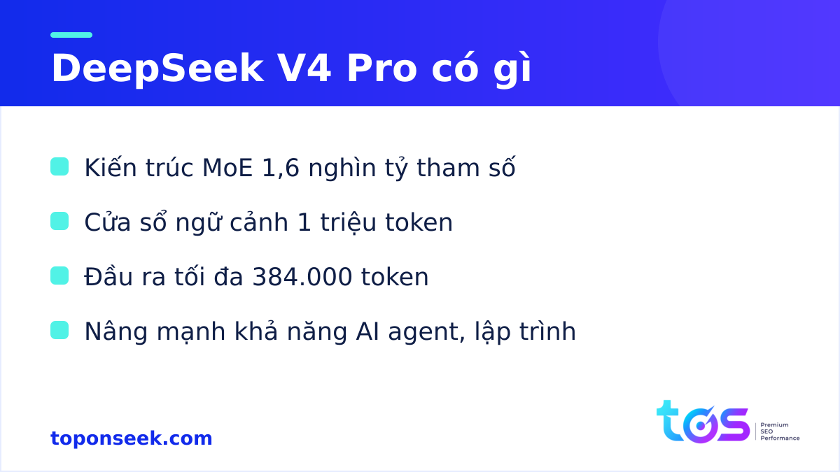 DeepSeek V4 Pro có gì nổi bật ở bản 0813