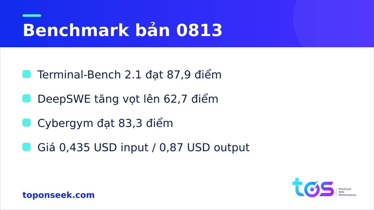 Benchmark và giá DeepSeek V4 Pro bản 0813