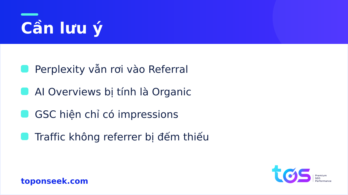 Cần lưu ý khi đo lường lưu lượng AI