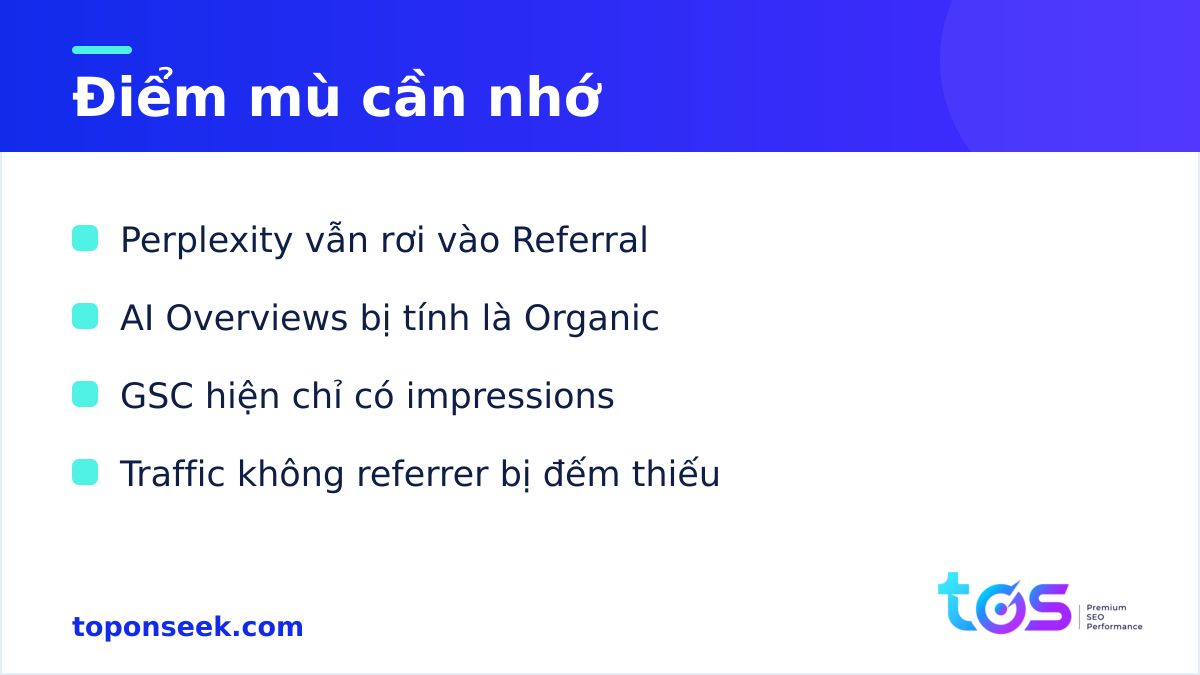 Điểm mù khi đo lường lưu lượng AI