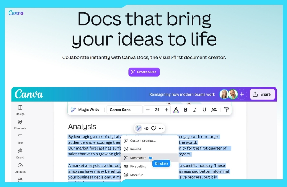Canva Docs