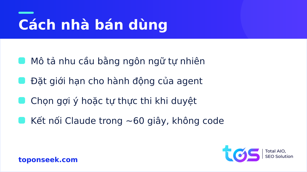 Cách dùng Amazon Seller Assistant với Claude và Amazon Quick