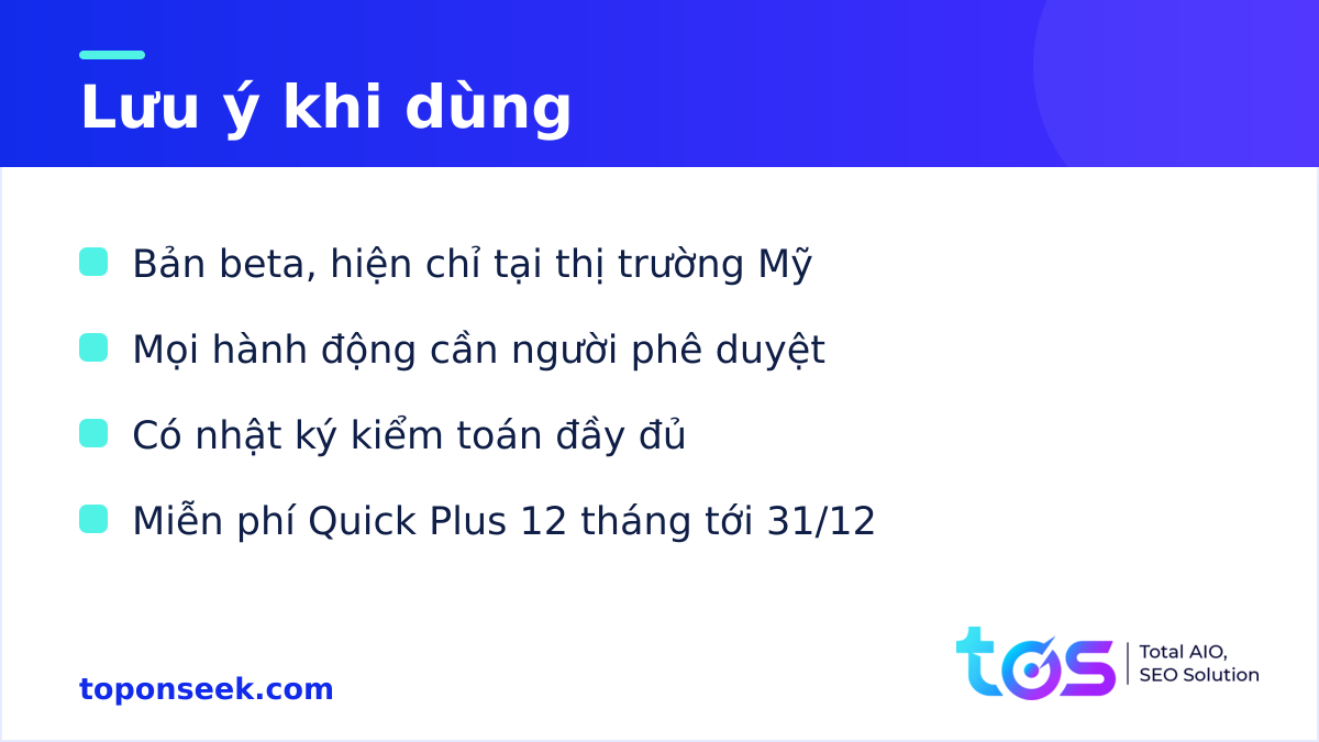 Lưu ý khi dùng Amazon Seller Assistant: beta, phê duyệt, nhật ký