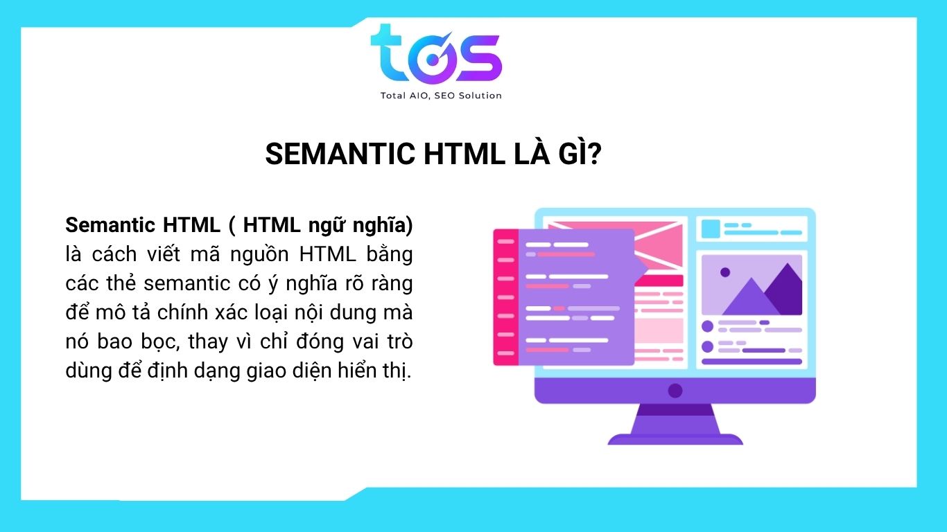 Định nghĩa Semantic HTML