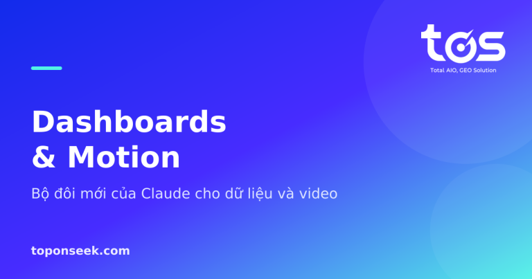 Claude Dashboards và Claude Motion là gì? Tính năng dashboard và video mới của Anthropic