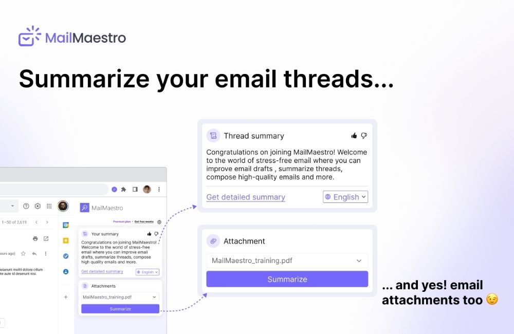 Công cụ AI viết email - MailMaestro